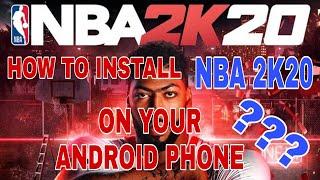 HOW TO INSTALL NBA 2K20 ON YOUR ANDROID PHONE/TAGALOG TUTORIAL