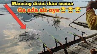 Mancing jatiluhur terbaru spot ubrug || dahsyatnya sambaran ikan yang satu ini