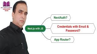 Next.js NextAuth Credentials with email and password | Next Auth App Router #51