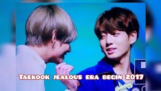 Taekook jealous era begin 2017//taekook love story part-7/1 (taekook vkook analysis)