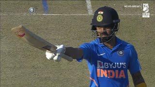 KL Rahul 80 (52) vs Australia 2nd Odi 2020 , Rajkot (Ball By Ball)