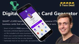 Smart vCard Free Digital Business Card Generator Review (Appsumo Deal)