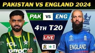 PAKISTAN vs ENGLAND 4th T20 MATCH Live SCORES | PAK VS ENG LIVE COMMENTARY | PAK BAT