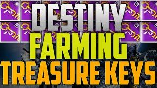 Destiny | BEST METHOD TO FARM TREASURE KEYS! (Updated Best Way!)