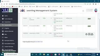 Vu fee structure, vu fee details, vu fee, how to pay vu fee, How to download and pay vu challan, #vu