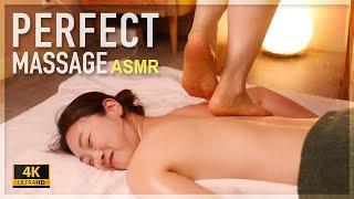 ASMR / the softest massage with strong feet for relaxation