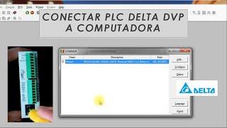 Conectar PLC Delta a computadora y hacer respaldo del programa