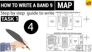 IELTS Writing Task 1 MAP: Lesson 4: How to Write a Band 9 | Step by step