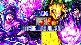 NxB NV: Summon Naruto Light & Sasuke Shadow NEW EX-Rekit 8000 Shinobite Full Step