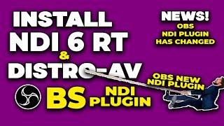 How to Download & Install DistroAV OBS NDI Plugin and NDI 6 | A-B-C