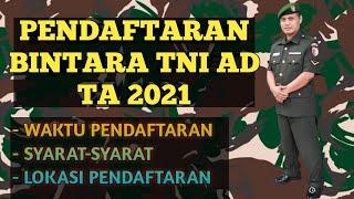 Pendaftaran Bintara TNI AD TA 2021 ~ Sapta Leongga