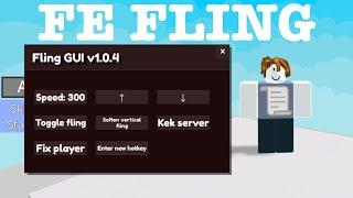 Roblox FE Script Showcase - Spin-Fling GUI V1.04!