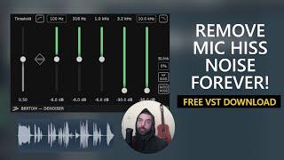 Remove Vocal Mic HISS & Background NOISE in FL Studio | on Live Input (+ Free Denoise VST Plugin)