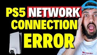 PS5 Network Connection Error FIX