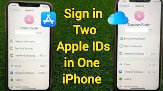 How to Sign in Two Apple IDs on iPhone in iOS 17 How to Use Multiple Apple ID on Same iPhone.