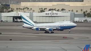 *Final Flight* Las Vegas Sands Boeing 747SP-31(VP-BLK) final departure out of Las Vegas!