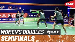 VICTOR Hong Kong Open 2023 | Aimsaard/Aimsaard (THA) [5] vs. Tan/Muralitharan (MAS) [6] | SF