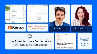 How Formaloo uses Formaloo for optimized lead generation and management