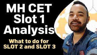 MH CET Slot 1 Analysis | What to do for SLOT 2 and SLOT 3 | JBIMS ?