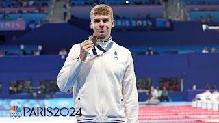 Leon Marchand CANNOT BE STOPPED at Paris Olympics, earning 200m IM gold | NBC Sports