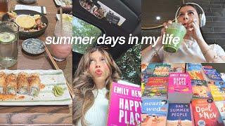 summer days in my life  friends, sushi, books, haul & more!!