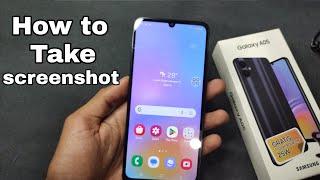 How to take a Screenshot on Samsung galaxy A05, A05S