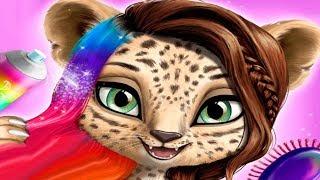 ПРИЧЕСКА И МАКИЯЖ для леопарда и коаллы в салоне для животных | Игра для девочек