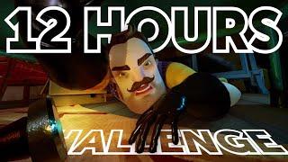 I Beat The HELLO NEIGHBOR Games in 12 HOURS...