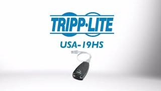 Tripp Lite USB to Serial Adapter USA-19HS