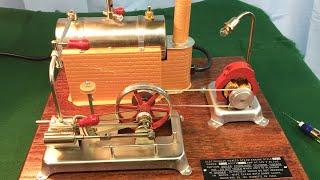 Steam Up!   How to run a  25 G Jensen Steam engine with Generator.