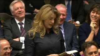 Penny Mordaunt gives the ‘Loyal Address’ following the Queen’s Speech