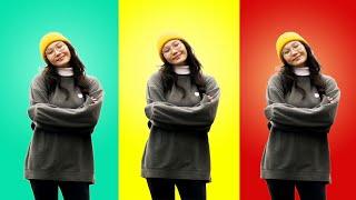 how to create color background in photoshop step by step