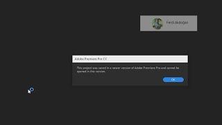 This project was saved in a newer version of adobe premiere pro and cannot be opened...