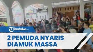 Diduga Maling Motor, Dua Pemuda di Majalengka Nyaris Diamuk Massa, Videonya Viral di Medsos