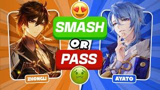 SMASH OR PASS GENSHIN IMPACT  | BOYS EDITION | GENSHIN QUIZ 