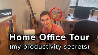 The Productivity Essentials for Every Home Office! (Productive Dude's Office Tour)