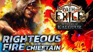 NEVER Worry about RESISTS Again! - Righteous Fire Chieftain ft.  @PohxKappa  [PoE 3.25]