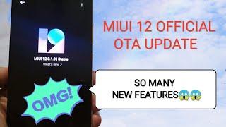 #MIUI12 OFFICIAL UPDATE FOR REDMI K20 | HOW TO INSTALL MIUI 12 | NEW FEATURES OF MIUI 12 |