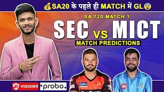 SEC vs MICT | Dream11 Prediction | Dream11 Team | Dream11 Team of Today Match | Dream11 | SA20