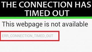 The connection has timed out FIX [Windows 10]