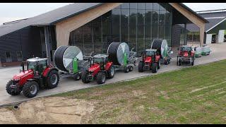 Aflevering Vreba melkvee Vredepeel | 4x Massey Ferguson + 3x Bauer regeninstallaties