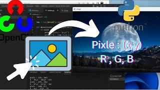 Python Opencv | Realtime Get R, G, B Values When Hovering Mouse Over Picture