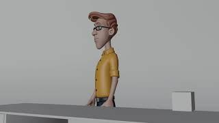 Vincent Blender 3D Character Animation Short Demo reel