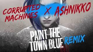 Ashnikko - Paint The Town Blue | Arcane & LoL | (Corrupted Machines remix) | Darksynth/Synthwave