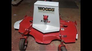 Pull behind mower rebuild - Woods RM-59 Finish Mower