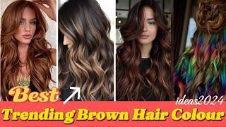 Best Brown Hair Colours for Summer 2024 |Stay Trendy & Refresh your look !! #haircolor #stylesforall