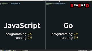 JavaScript vs Go - side by side comparison