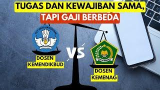 Gaji Dosen Kemendikbud vs Kemenag | Gaji Dosen PNS