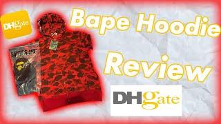 DHGATE Bape Hoodie | Unboxing & Review