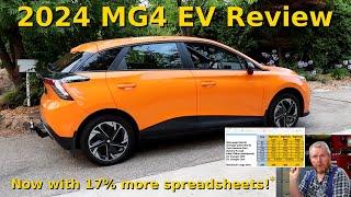 2024 MG4 EV Review - now with 17% more spreadsheets!